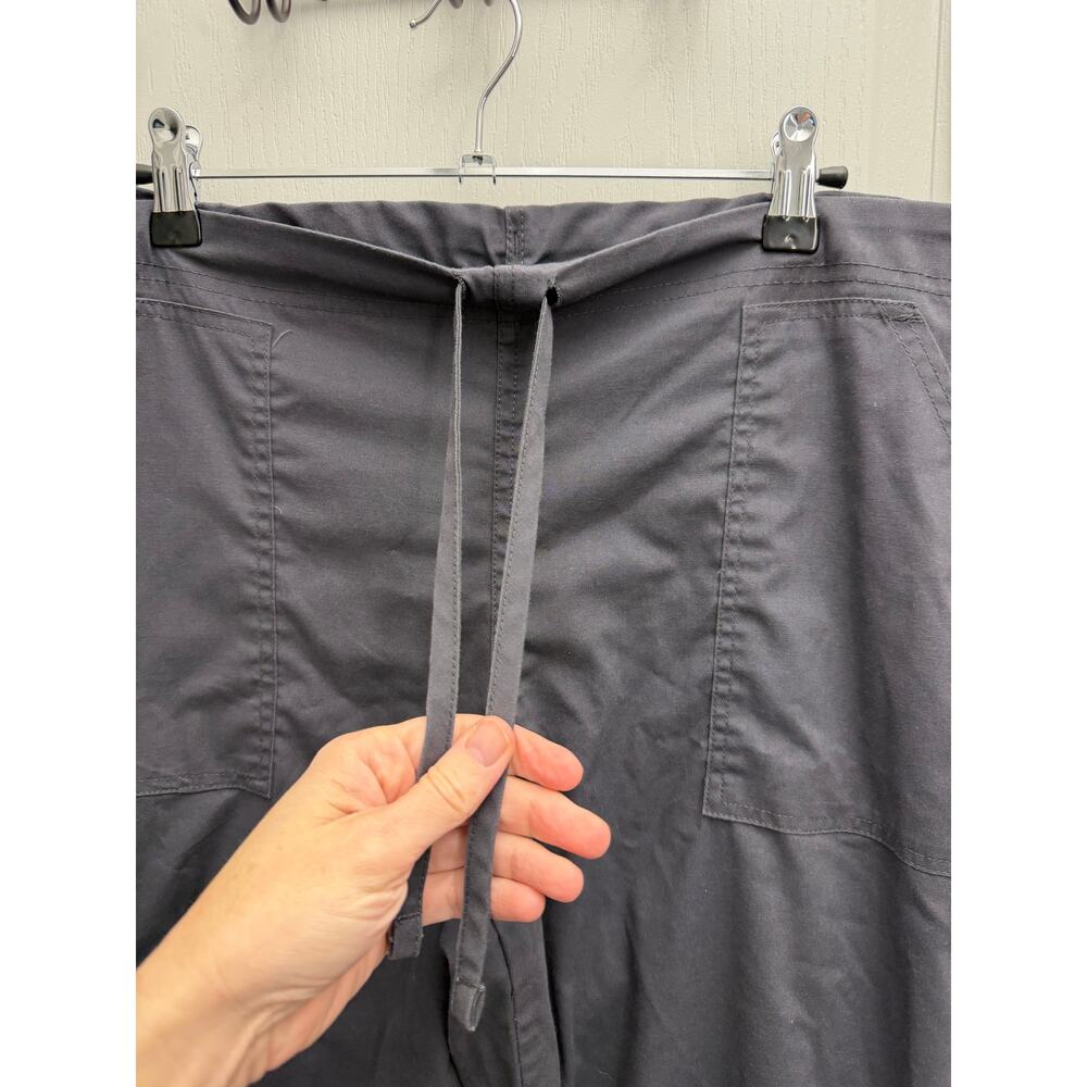 Scrubstar Pewter Cargo Scrub Pants Drawstring M - Picture 2 of 5